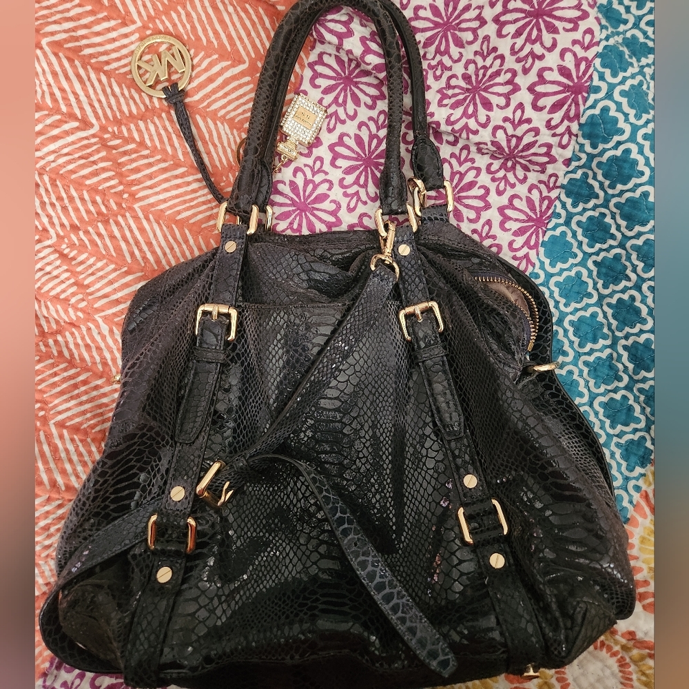 Michael Kors Python Bag And Wallet - image 2